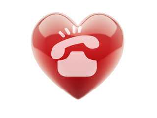 Heart Contact Icon