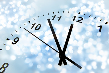 Poster - New year clock