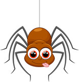 Fototapeta  - Cute spider cartoon