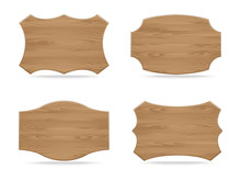 Shapes Wooden Sign Boards