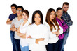 © Drobot Dean - casual group of young serious people