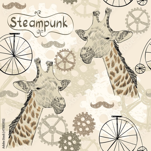 Obraz na płótnie canvas dwuczęściowy "dyptyk" Steampunk