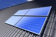 © emieldelange - Zonnepanelen op zwart pannen dak