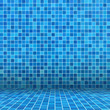 Blue ceramic tile