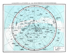 Constellation Southern Hemisphere Circa 1895