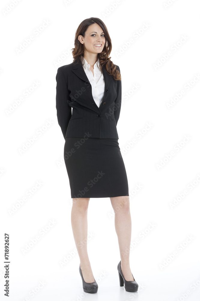 Portrait of a young attractive business woman Stock Photo | Adobe Stock