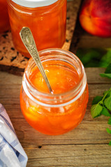 Sticker - Peach Jam in a Glass Jar