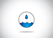 blue water droplet preservation conservation concept artwork
