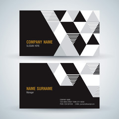 Wall Mural - Business card design, abstract background.