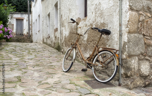 Fototapeta na wymiar Bike in city street. Europe.Spain