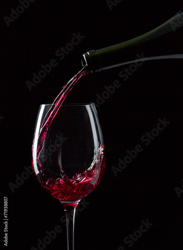 Naklejka samoprzylepna Czerwone wino