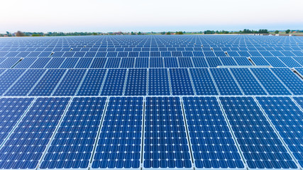 power plant using renewable solar energy with sun