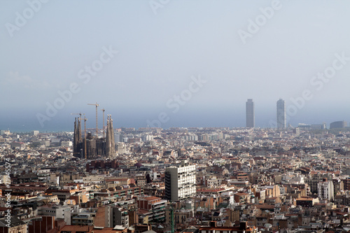 Board z aluminiowym obramowaniem Barcelona