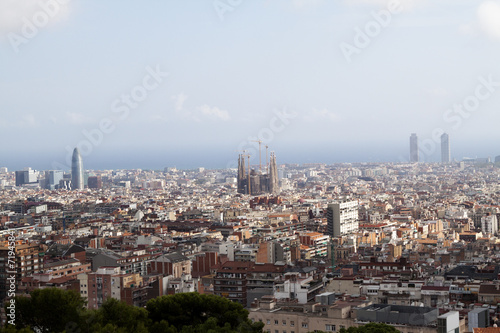 Board z aluminiowym obramowaniem Barcelona