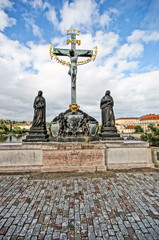 Wall Mural - Charles Bridge in Prague, Czech Republic