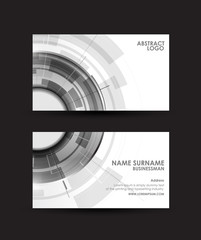Wall Mural - Business card vector design template.