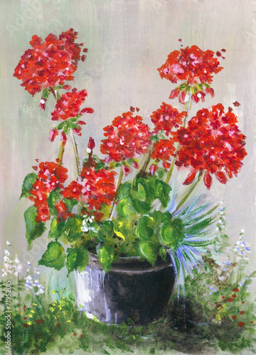 czerwone-kwiaty-w-wazonie-akwarela