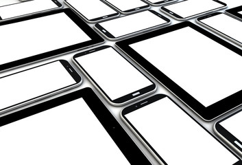 Canvas Print - blank screen devices