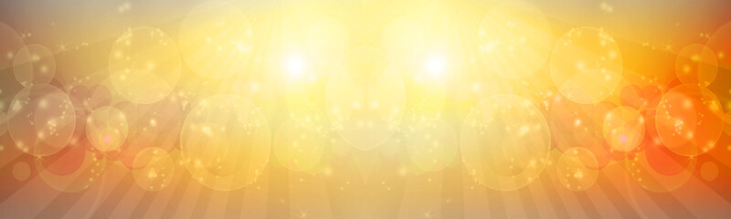orange bokeh abstract light background