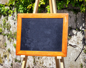 Canvas Print - old fashioned menu board