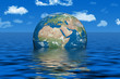 Earth under water