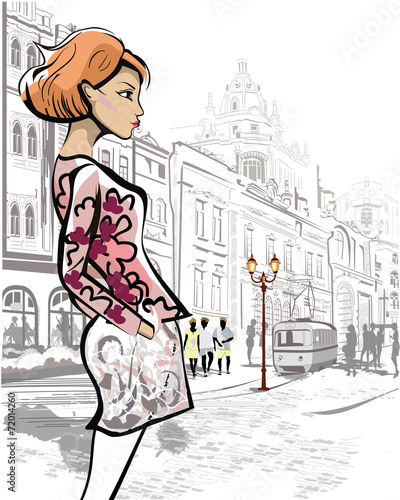 moda-mloda-dziewczyna-na-ulicy-starego-miasta