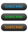 SUBSCRIBE Web Buttons Set (blue orange green join now sign up)