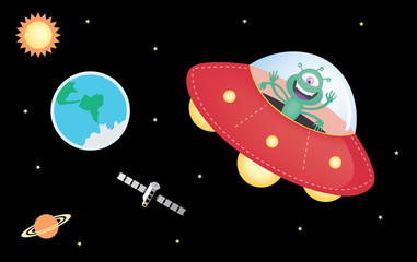 ufo and space