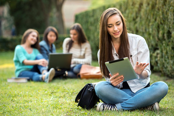 Canvas Print - Students