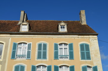 Wall Mural - Façade et toiture d'immeuble