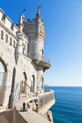 Sticker - Blue sky and Swallow's Nest castle, Crimea