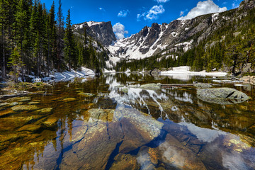 Dream Lake at the Rocky Mountain National Park