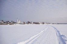 Landscape With The Russian Winter And The Church In Tver