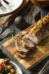 Canvas Print - Homemade Hot Pork Tenderloin