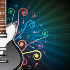 Wall Mural - Electric guitar