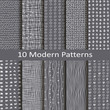 set of ten modern patterns
