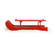 Wooden red sled