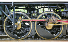 Ancient Train Wheel