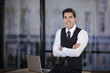 © arizanko - businessman siting in his office