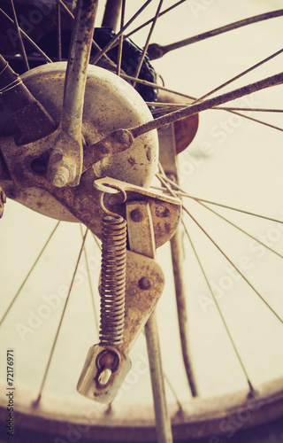 Fotoboard na płycie Vintage koło rowerowe