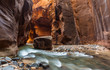 The Narrows trail, Zion national park, Utah, Zion National Park,