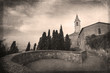 Pienza, Tuscany edited with textures