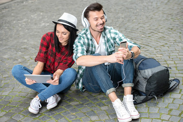 Wall Mural - Tourists