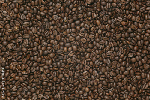 Fototapeta do kuchni Caffe edition, coffee beans on old brown paper