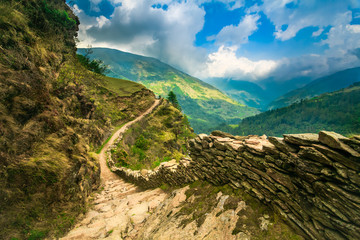 Canvas Print - mountain trail