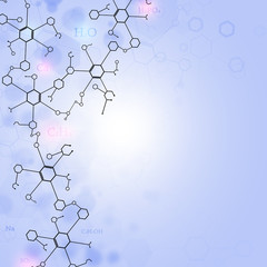 Wall Mural - abstract science background