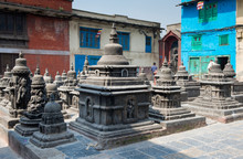 Stone Inscriptions In Swayambhunath Religious Complex Aka Monkey Temple - Ancient Religious Complex, On The West Of Kathmandu City.