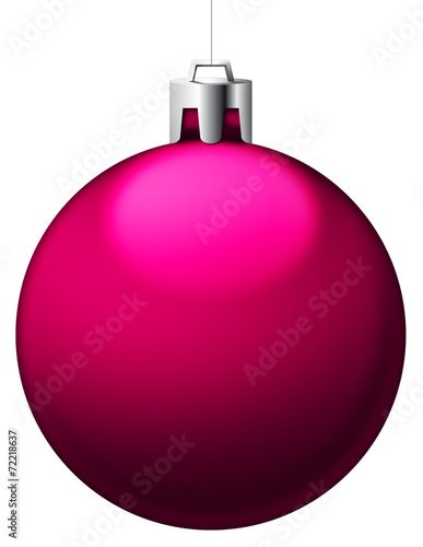 Boule De Noël Rose Buy This Stock Illustration And Explore