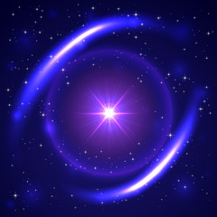 Wall Mural - sun in space
