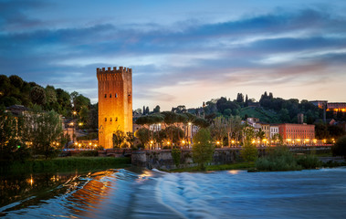 Fototapete - San Niccolo Tower Florence